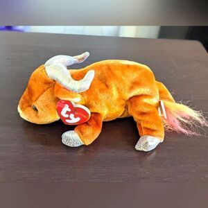 $5 Item! 2000 Ty Zodiac Collection Ox Beanie Baby